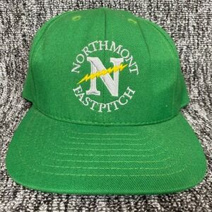 Vintage Northmont Fastpitch Hat California Headwear Snapback Green T-Bolts Ohio